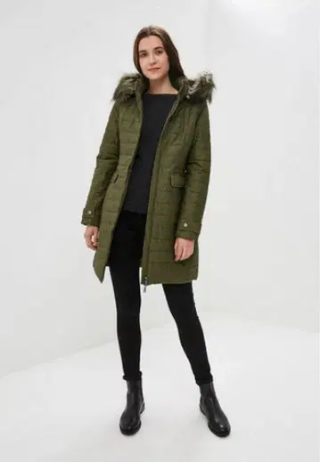 베네통 다운 코트