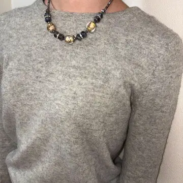 플라워 모티브 목걸이