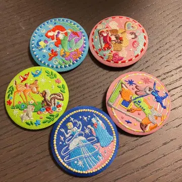 디즈니 자수 캔뱃지