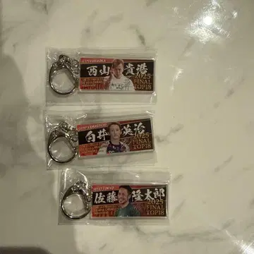 2025 FINAL TOP18 선수 키링 세트