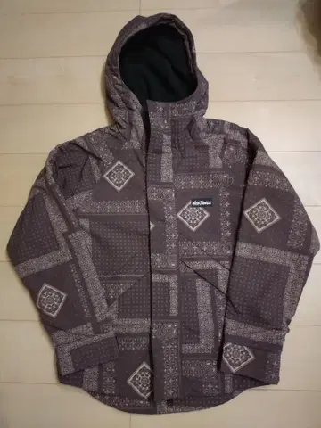 WILDTHINGS 반다나 패턴 마운틴 파카 퍼플 Msize 새상품급