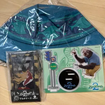 주토피아 버킷햇 멀티 케이스 아크릴 스탠드 세트