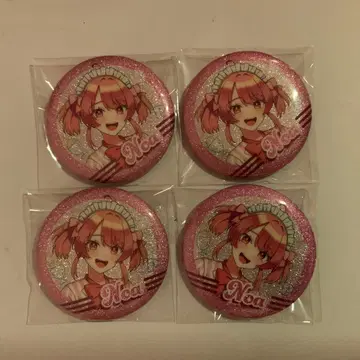 컬러풀 피치의 다이너 캔뱃지 4개 세트