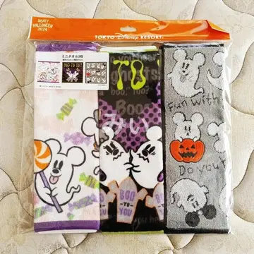 Disney 디즈니 2024년 할로윈 미니 타월 3개 세트 유령