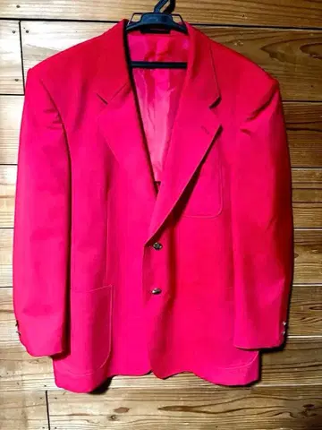 빨간색 테일러드 자켓 LL