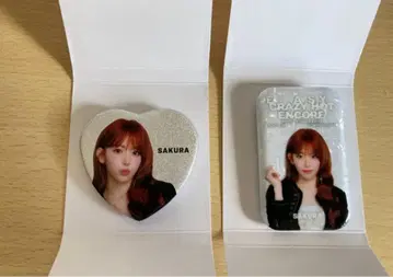 [ LE SSERAFIM ] 사쿠라 ( 캔뱃지 2개 세트 )