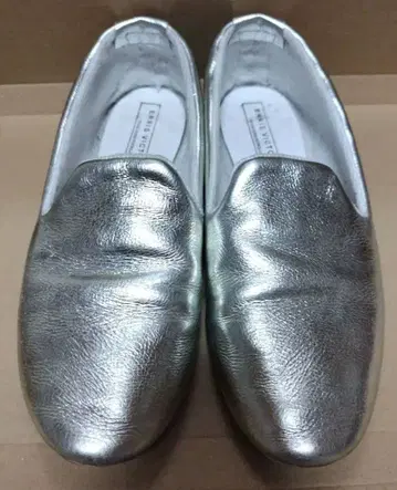 erris victoria 가죽 슬립온 실버