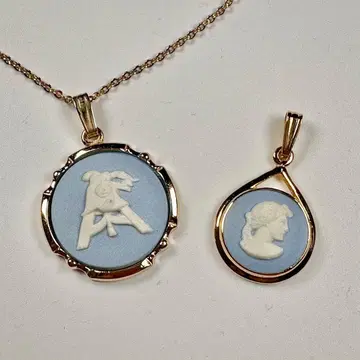 WEDGWOOD 웨지우드 재스퍼 목걸이 2세트 카메오