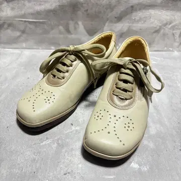 [ 새상품 ] 긴자 요시노야 컴포트 슈즈 21.5cm 사이드 지퍼 웨지