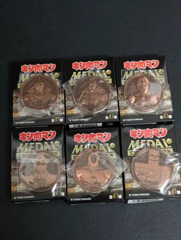 근육맨 메달 컬렉션 VOL.1 브론즈 메달 6개 세트