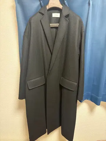 loose chester coat 46 BLACK