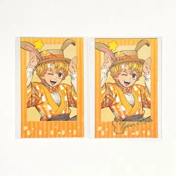 귀멸의 칼날 AGF 묘년 폴라로이드풍 카드 금박 아가츠마 젠이츠