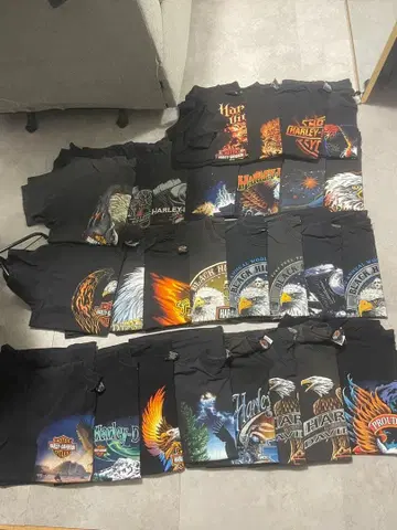 90s 빈티지 할리 T셔츠 27장