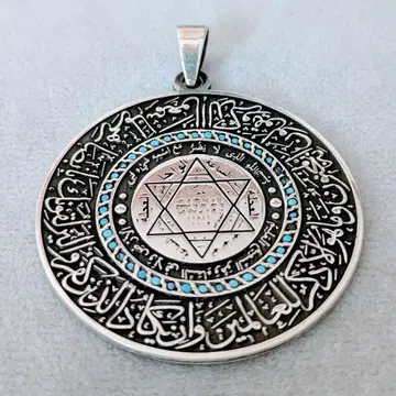 터키산 핸드메이드 실버 925 펜던트 탑 (킹 솔로몬)