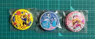 디즈니 자수 캔뱃지2 미녀와 야수 신데렐라 슈가러쉬