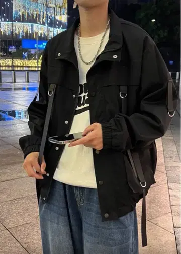 루즈핏 버클 자켓