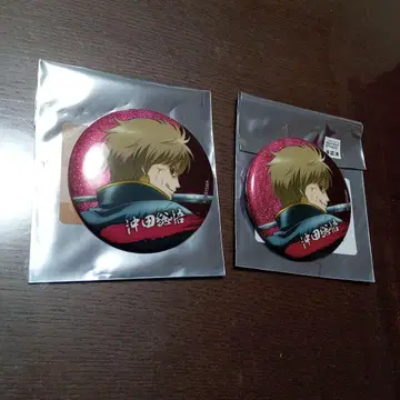 은혼 점프 페스타 2026 싸우는 등 글리터 캔뱃지 오키타 2개 세트