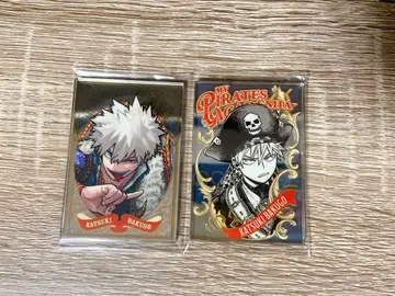 히로아카 바쿠고 카츠키 파브 거울풍 아크릴 스티커 점페스 점쇼