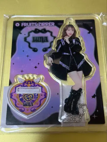 FRUITS ZIPPER 나카가와 루카 블랙 의상 아크릴 스탠드