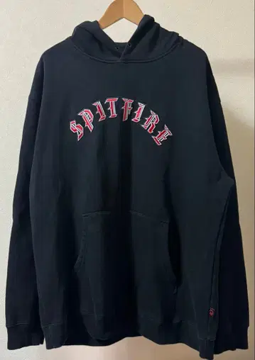 SPITFIRE 스피트파이어 블랙 블랙 맨투맨 후드티 XL