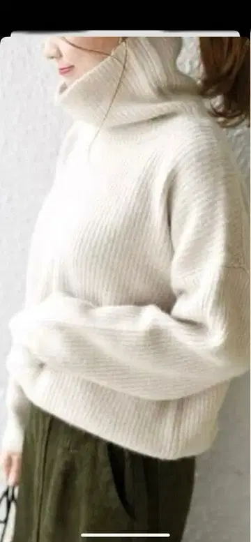 [즉시 발송] SHIPS 쉽스 니트 폭스 울 혼방 터틀넥