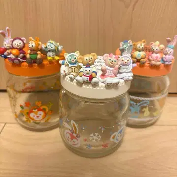 디즈니씨 더피&프렌즈 항아리 3종 세트