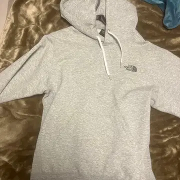 THE NORTH FACE 그레이 후드 부착 후드티