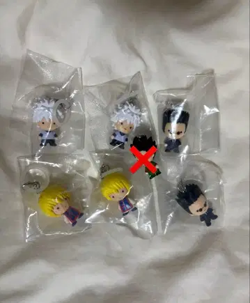 HUNTER x HUNTER 메지루시 액세서리 6개 세트