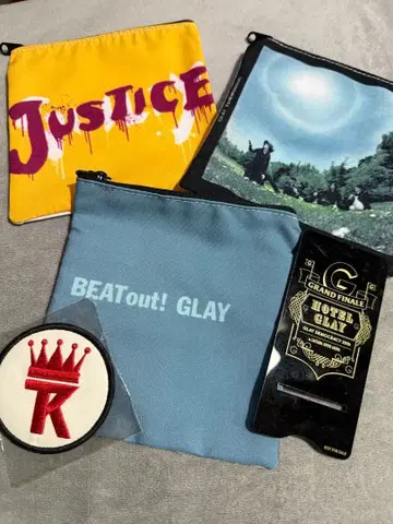 GLAY 25주년 기념 파우치 세트