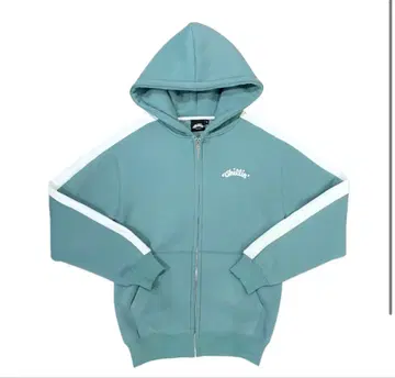 Chillin' 민트 그린 풀 집업 후드티