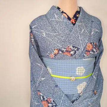 워셔블 기모노 코몬 캐주얼 기모노 이중 기모노