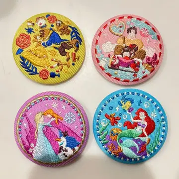 디즈니 자수 캔뱃지