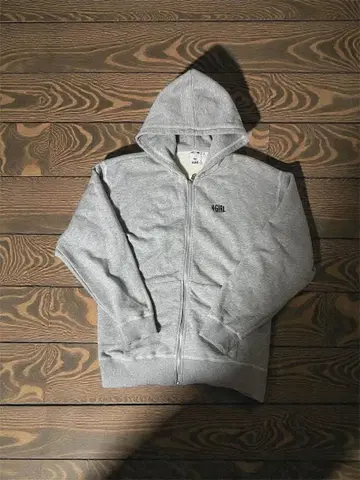 완판템 X-GIRL 그레이 풀 집업 후드티