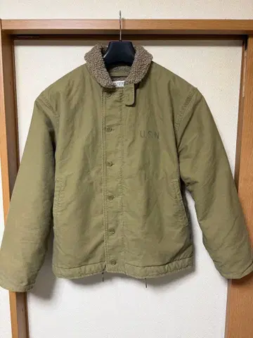 44 / XL 상당 WAIPER 와이퍼 N-1 덱 자켓 카키색