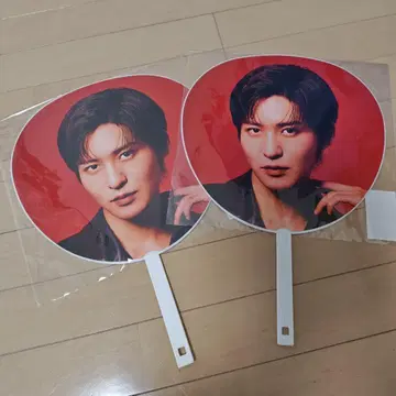 SnowMan 메구로 렌 부채 2개 세트