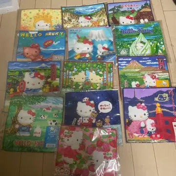 헬로키티 지역 한정 타월 15개 세트