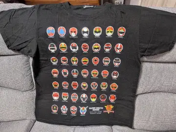 BANDAI 슈퍼 전대 45주년 셔츠 L