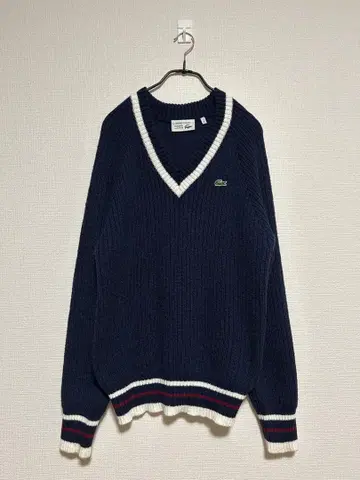 LACOSTE 라코스테 칠드런 니트 스웨터 일본제 네이비 2