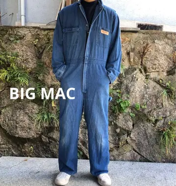 BIG MAC 빅맥 80s 데님 점프수트 44L