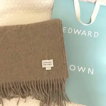 EDWARD BROWN 에드워드 브라운 스톨 100% 캐시미어