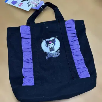 산리오 캐릭터 쿠로미 자수 토트백 Sanrio