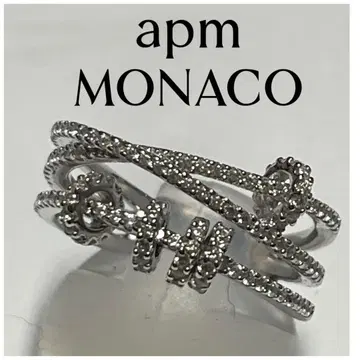 [새상품급] apm MONACO 실버925 슬라이딩 반지