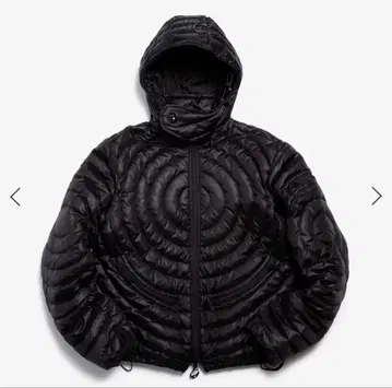 Circle quilted down jacket L