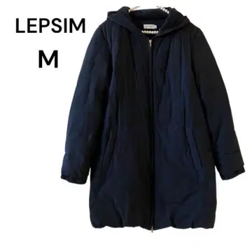 컨디션 최상 LEPSIM 렙심 패딩 자켓 여성용 사이즈 M 네이비
