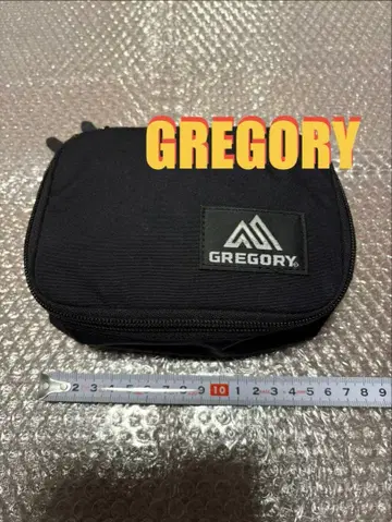 GREGORY 스퀘어 파우치 (블랙)