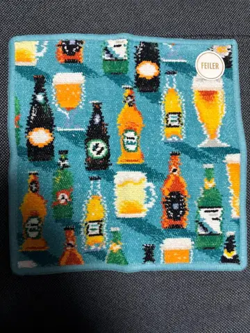 FEILER 음료 디자인 손수건 약 25cm 신상