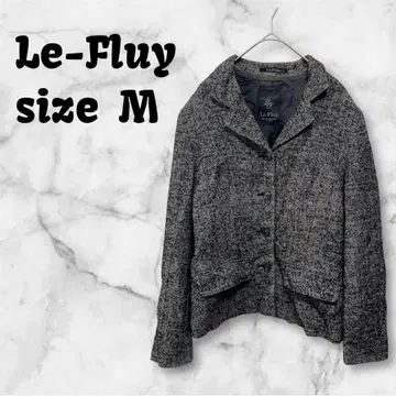 [ a-1380 ] 르플루이 자켓 레이온 혼방 울 혼방 M