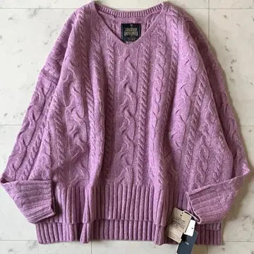 25AW 택 포함 미사용* 어반 리서치 도어스 해밀턴 울 아란 패턴 니트