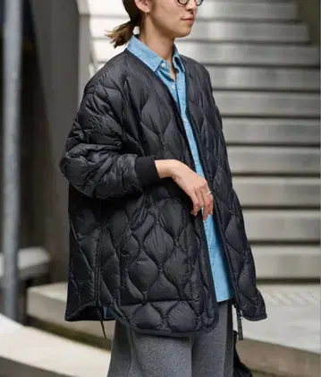 FRAMeWORK TAION 별주 후드 비브스 포함 블루종 이번 시즌