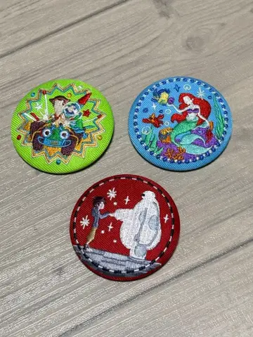 디즈니 자수 캔뱃지 2